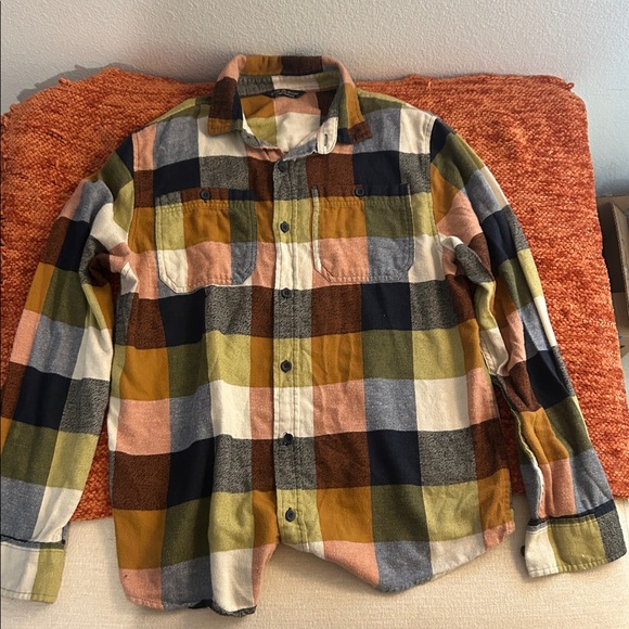 Alpine Design Multicolor Plaid Casual Button Down Shirt - Picture 1 of 2